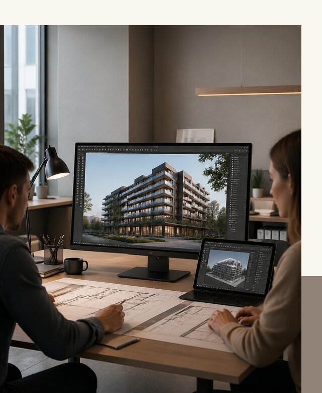 3D визуализация архитектуры и объектов строительства в Тюмени