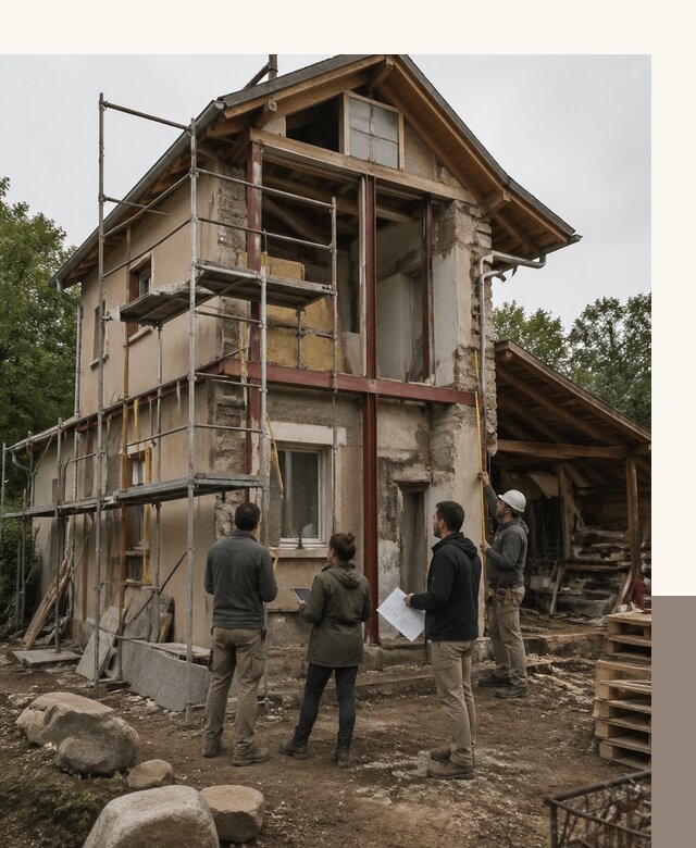 Реконструкция загородного дома под ключ в Тюмени от бюро