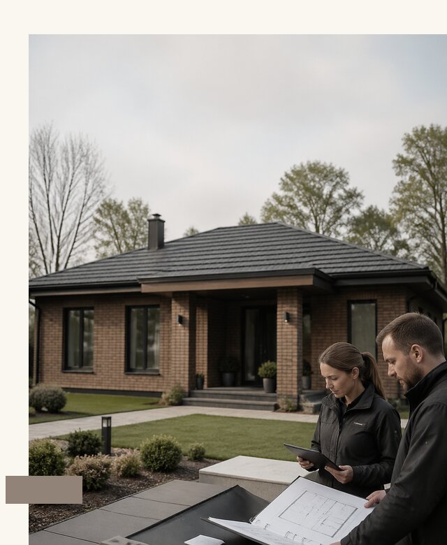 Проект одноэтажного дома из кирпича на заказ в Тюмени от 61242 р. | А3дПро-Тюм